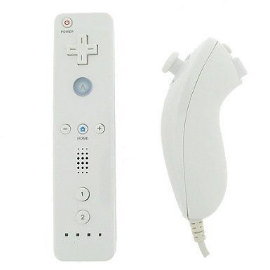 Preisvergleich Produktbild Fernbedienung und Nunchuck - White (Wii)