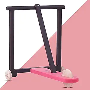 Baybee Little Balance Baby Activity Walker for Kids, Made with Special Rubber Wood - Activity Walker for Toddlers & Infant Baby Walker for 6-12 Month Old (Brown & Pink)