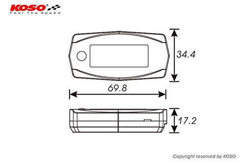 Preisvergleich Produktbild KOSO Mini 4 - RPM Drehzahlmesser