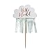 Produktbild Hello World - Rose Gold & Cloud Baby Shower Cupcake Toppers