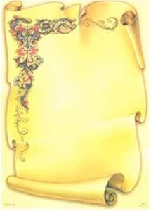 Pergamene Diploma A4 - Confezione Da 12, Grammatura 160gr Per Premi E Attestati