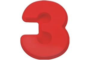 MRCHEN Pastel de Número, Molde de Pastel de Número Grande, Molde de Número, Molde de Pastel de Número 3D, Molde de Pastel en Forma de Número Adecuado Para Cumpleaños, Bodas, Fiestas