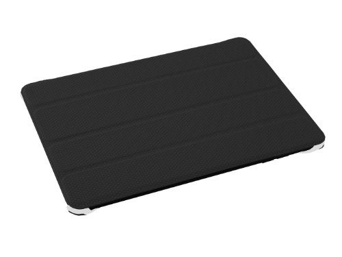 Eloja Premium PU Leder iPad Mini Tasche Hülle Case, Schwarz, mit Display Schutzfolie und Tuch - 3
