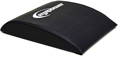 EYEPOWER AB Mat 37x31x7cm Coussin de Sport Abmat pour Exercices abdominaux Noir