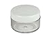 3 Gram 3ml Round Plastic Empty Cosmetics Cream Pot Jar Eye Shadow Nails Powder Jewelry Sample Storage Container for Make Up,Eye,Shadow,Nails,Powder,Gems,Beads,Jewelry White (50pcs)