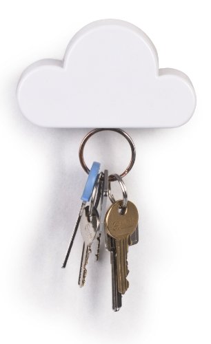 VENKON – Magnetischer Schlüsselhalter „Wolke“ – weiß – für Hausschlüssel uvm. - 4