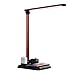 Produktbild KINGBEEF Tischlampe, Folding LED 4 in 1 Tisch Schreibtischlampe, Wireless Charger für iPhone iWatch AirPod, Geeignet zum Lesen, Arbeit, Studieren - Schwarz + Braun