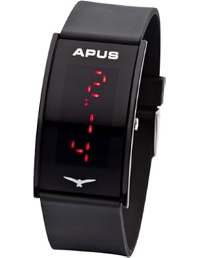 APUS Gamma Black Red AS-Ga-BR LED Uhr Sehr leicht
