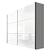 Produktbild Express Möbel Schwebetürenschrank 2-türig Bianco Weiß Hochglanz 01680-184 BxHxT 250x216x68