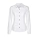 Produktbild Briskorry Damen Beiläufig Elegant Hemden Langarm Sweatshirt Bluse Einfarbig Taste T-Shirt Herbst Tops Hemd