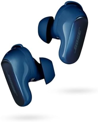 Bose QuietComfort Ultra Earbuds Auricolari con Cancellazione Attiva del Rumore e Suono Immersivo, Earbuds Bluetooth Noise Cancelling, Blu Lunare - Edizione Limitata