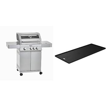 Rsle 25301 Gasgrill Bbq Station Videro G3 Edelstahl 127 X 60 X 118 Cm Gussplatte