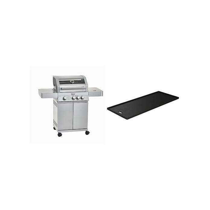 Rsle 25301 Gasgrill Bbq Station Videro G3 Edelstahl 127 X 60 X 118 Cm Gussplatte