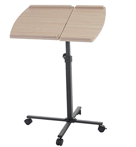 Laptoptisch Lancester, Notebooktisch Laptopständer, höhenverstellbar schwenkbar ~ Fichte-Optik - 3
