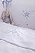 Clair de Lune Stardust Rocking Crib/ Cradle Quilt and Bumper Set (Blue)