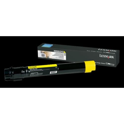 Preisvergleich Produktbild Lexmark X950X2YG - X950 X952 YELLOW EXT HIGH YLD 24K