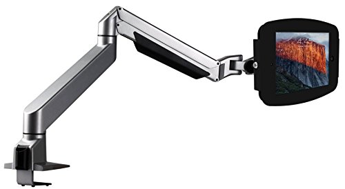 Maclocks 660REACH290SENB iPad Secure Space Aluminium Lockable Desk Mount for 12.9-Inch Apple iPad Pro - Black