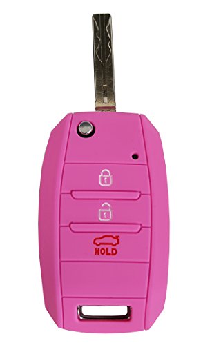 CK+ Funda para llave de coche Kia, de Silicona, para Rio, Ceed, Picanto, Optima, Carens