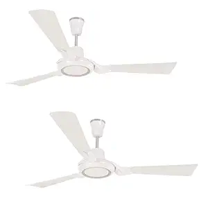 Luminous London Mayfair 1200mm Ceiling Fan (Wimbeldon White, Pack of 2)