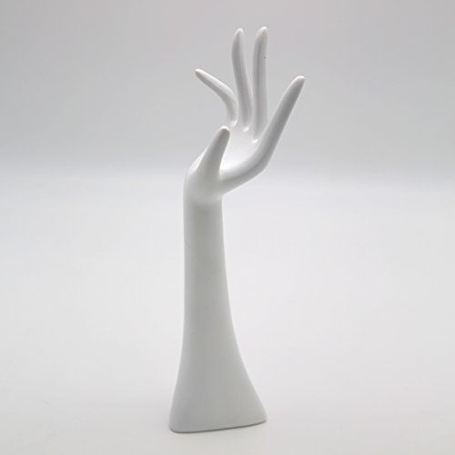 Schmuckhalter - Hand weiss