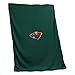 Produktbild Logo Marken NHL Minnesota Wild 137,2 x 213,4 cm Sweatshirt Decke mit Tackle Twill Patch Logo, Hunter, One Size