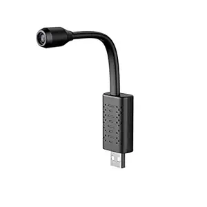 SupoVisio 1080p HD USB Universal Interface WiFi Mini Flexi Neck Camera | 100 Wide-View-Angle | Live View on Mobile App | Only 2.4G WiFi Compatible | Supports 128GB Micro SD Card (Not Included)