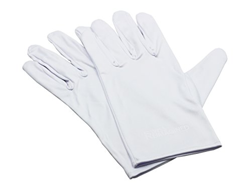 Grosse weisse Touchscreen-kompatible fusselfreie Mikrofaser Handschuhe