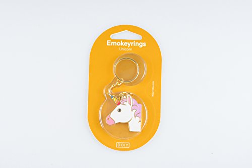 Doiy Custom emokeyrings Einhorn, mehrfarbig - 2