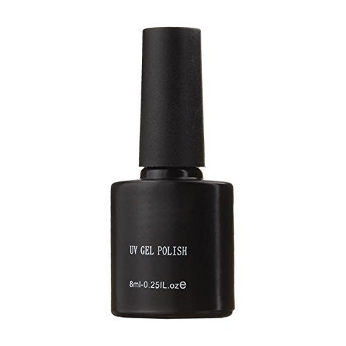 8ml Nail Art Soak Off Silver Glitter Color Gel Polish UV Lamp