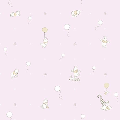 Dandino wp3021 – 2 Wallpaper with Design Children's Winnie the Pooh, Lilac, 60 x 18 x 18 cm