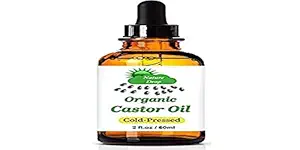 Nature Drops Organic Castor Oil ,2 oz - 100% USDA Certified...