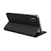 Price comparison product image DENDICO iPhone X/iPhone XS Case, Premium Magnetic Ultra-Slim Flip Wallet Case with Card Slot, Full Protective Bumper Cover with Silicone TPU Inner Case - Black