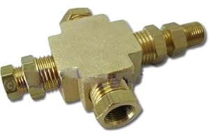 X-PARTS Adapter Verteiler für Öldruck Öltemperatur Instrumente