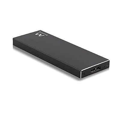Ewent Boitier Externe pour Disque Dur SSD, USB 3.1, SATA M.2, convertisseur NGFF d'unité SSD avec UASP, Noir