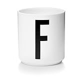 porzellan fabrikverkauf Maße: Ø 8 cm x 9 cm Design Letters - Becher - Buchstabentasse - Buchstabe: F - Porzellan - Arne Jacobsen