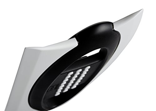 WENKO 20350100 Badezimmerwischer Scanno Duo Schwarz-Weiß, Kunststoff, 25 x 1.3 x 10 cm, Schwarz - 4