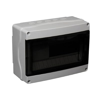 DEBFLEX COFFRET ETANCHE AVEC PORTE 1 RANGEE 12 MODULES GRIS IP65 + BORNIER