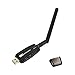 Produktbild LIGHTOP WiFi USB Adapter Mini Wireless Empfänger 300 Mbps WLAN Stick Unterstützt Windows 2000/XP/Vista/7/8/10 Mac OS X10.4-10.1