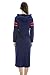 Bearsland Maternity Women's Breastfeeding Sweater Dress Nursing Plaids Hoodie