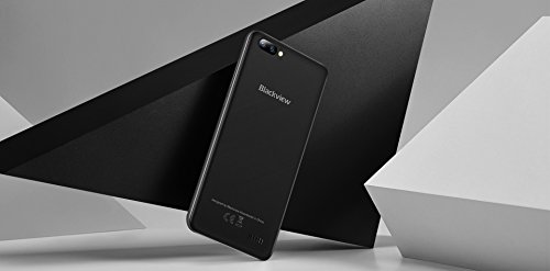 Blackview A7 - 5.0 Zoll IPS Screen 3G Android 7.0 Smartphone, 2MP Front Kamera + 5MP Dual RÃ¼ckfahrkamera, 1.3GHz Quad Core 1GB RAM 8GB, Dual SIM Bluetooth 2800mAh Akku - Schokolade Schwarz