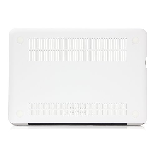 Macbook Pro 13 Hülle,Aomo Macbook Pro 13 Zoll Tasche Marmor Muster Gummi Beschichtet Hartschale Sleeve Schutzhülle für Macbook Pro 13.3 Modell: A1278 [Marmor Muster Weiß 01] - 6