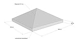 Color: Transparente Grasekamp Cubierta Protectora Lona Lona Carpa 3 x 3 m