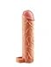 Produktbild Fantasy X-Tensions by Pipedream 05101220000 Perfect 1" Penis Extension - Penis Sleeve / Penismanschette mit Hodenring  - 17,7 cm lang - Außen-Durchmesser: 4,4 cm - Skin