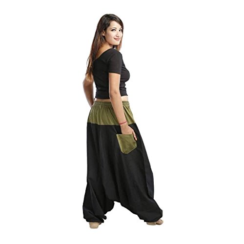 Haremshose Pumphose Aladinhose Pluderhose Yoga Goa Sarouel Baggy Aladin Freizeithose Simandra Damen - 5