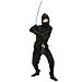 Produktbild NET TOYS Kinder Ninja Kostüm Samurai Krieger Kämpfer Kinderkostüm Ninjakostüm schwarz L 156cm 11-13 Jahre