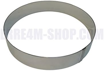 Cake Ring Circular Stainless Steel Ø22 x 5 (H) cm. Professional