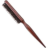 Faletony Boar Bristle Hair Brush Teasing Hairbrush Anti-Static Hair Comb