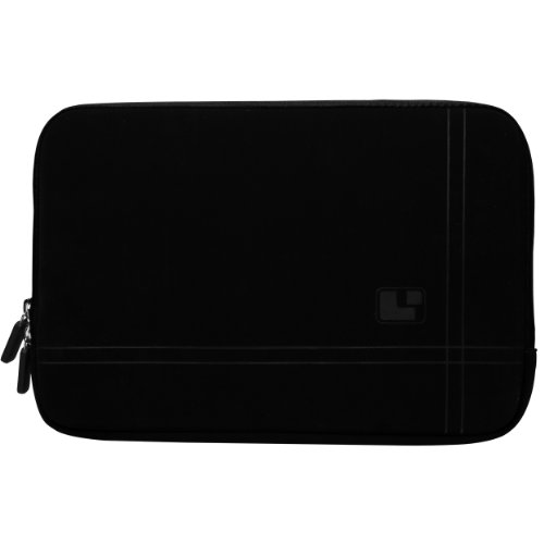 SumacLife schwarz MIcrofiber Microfaser-Hülle Shock Resistant Stoßfest Pouch Notebooktasche für MacBook Pro/Air 33,8 cm (13,3 Zoll) (Black)