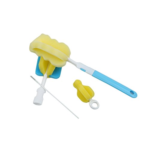 HENGSONG Baby Flaschenbürste Reinigungsbürste Set für Flaschen / Sauger / Strohhalme und mehr