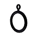 Produktbild Belgravia Vorhang Ring (Set of 4) Finish: Schwarz Nickel